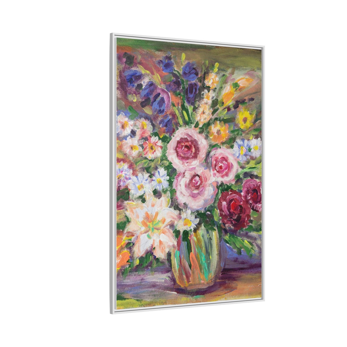 Matte Canvas, Framed (Multi-color)