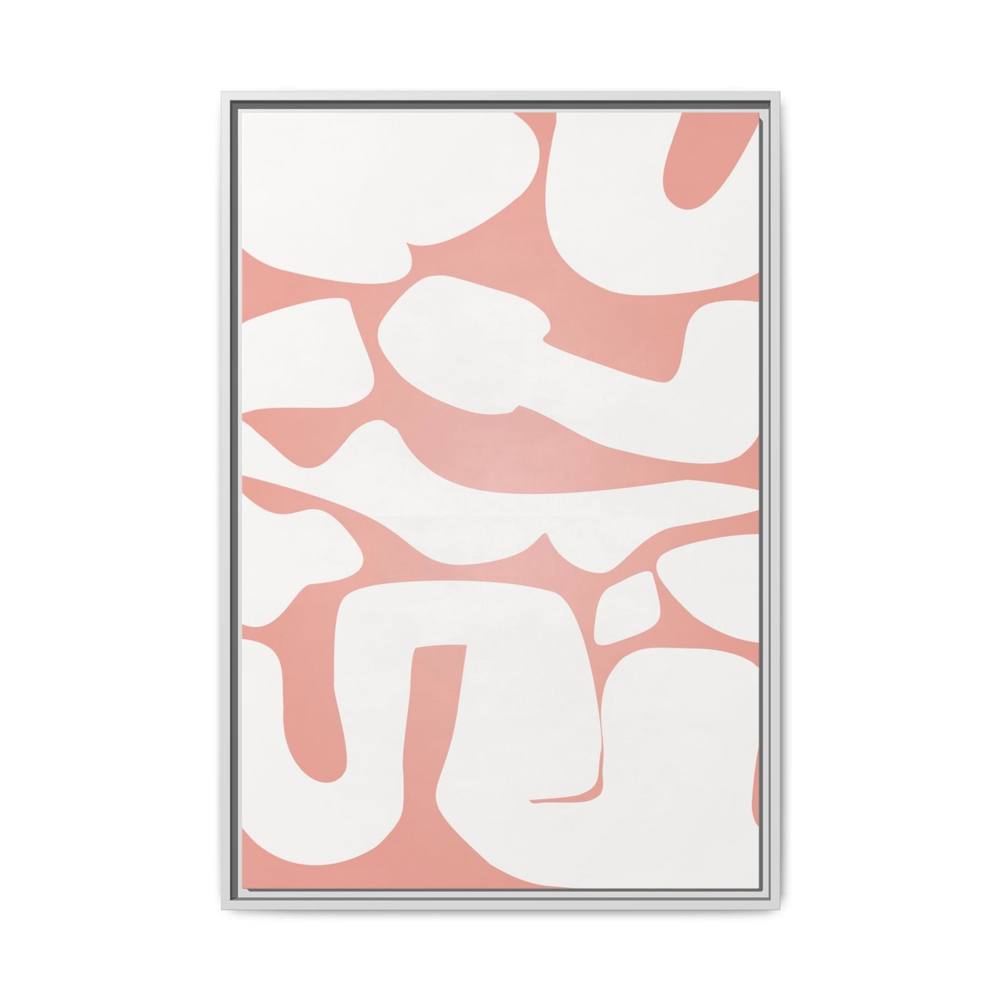 Modern Abstract Framed Canvas Art - Multi-Color Wall Decor