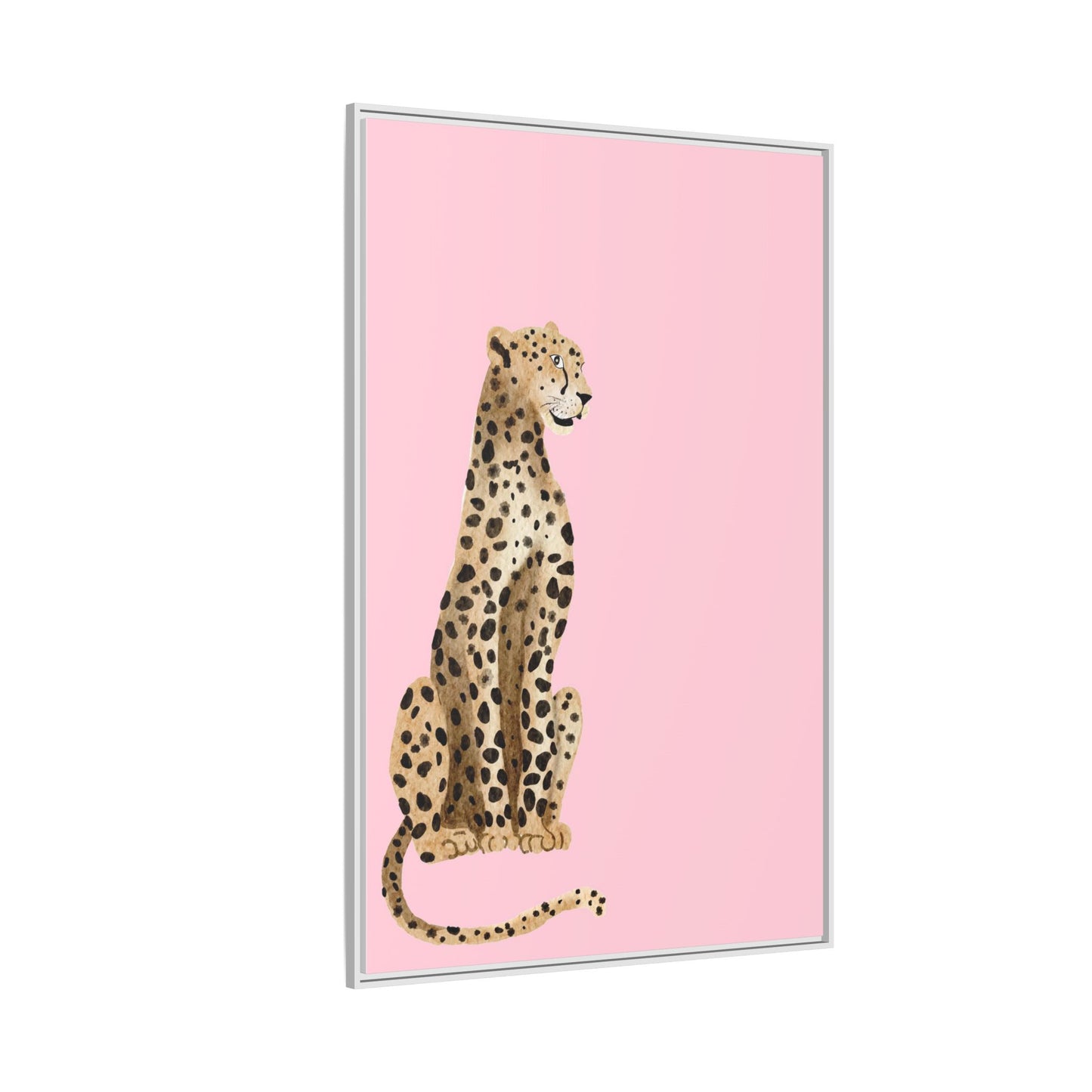 Leopard Art Print - Stylish Framed Canvas for Modern Decor