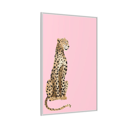 Leopard Art Print - Stylish Framed Canvas for Modern Decor
