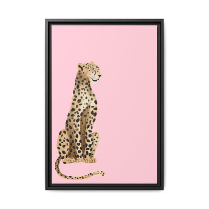 Leopard Art Print - Stylish Framed Canvas for Modern Decor