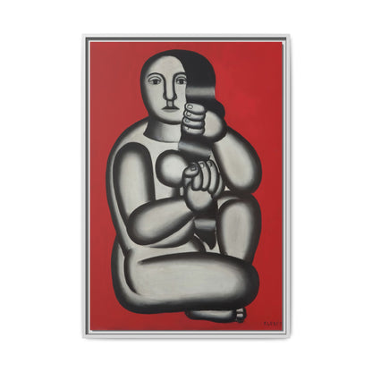 Modern Art Framed Canvas Print, Abstract Art Wall Decor, Minimalist Home Decoration, Unique Gift for Art Lovers, Pop Art Styling