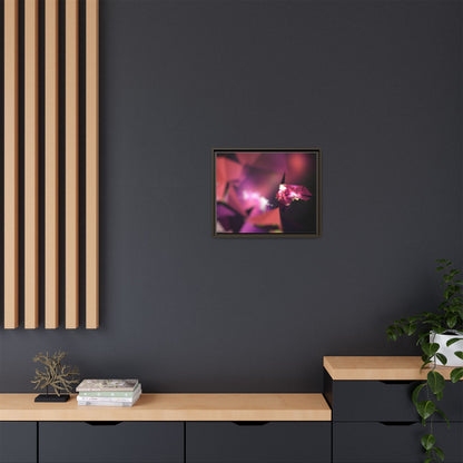 Framed Matte Canvas Abstract Art Print - Multi-Color Décor