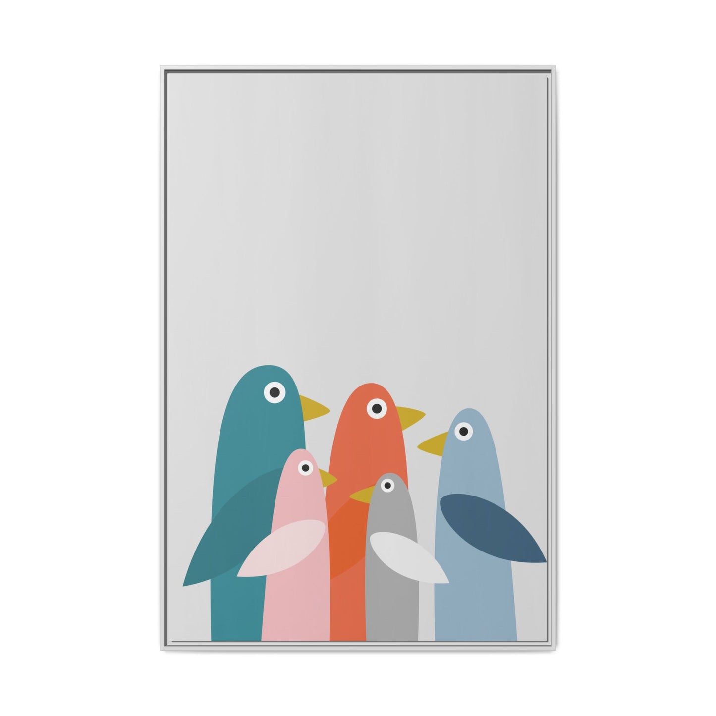 Matte Canvas, Framed (Multi-color)