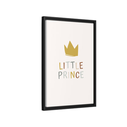 Framed Canvas Art Print, Little Prince Wall Decor, Kids Room Decoration, Nursery Art, Gift for Baby Shower, Toddler Room Aesthetic