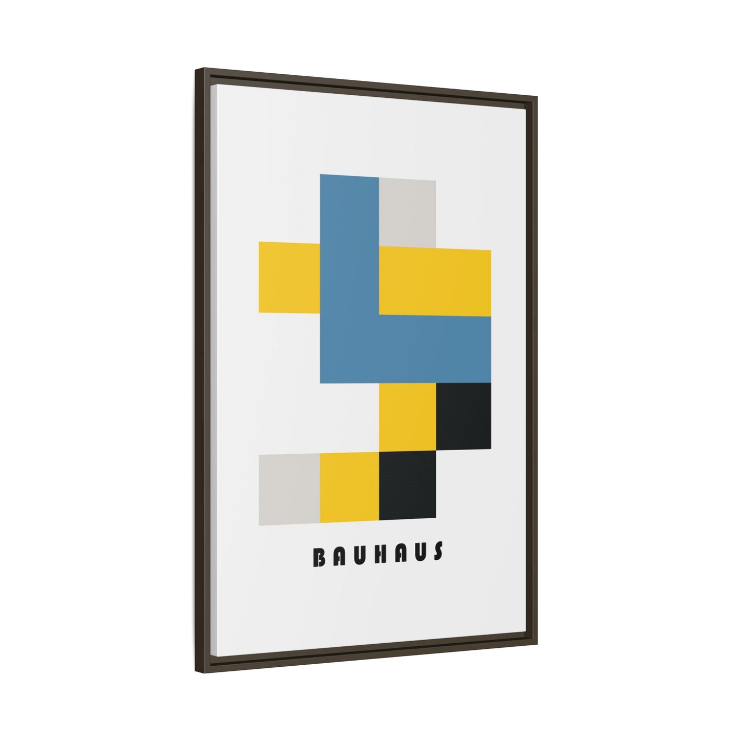 Bauhaus Art Canvas Print - Framed Modern Wall Decor