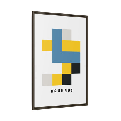 Bauhaus Art Canvas Print - Framed Modern Wall Decor