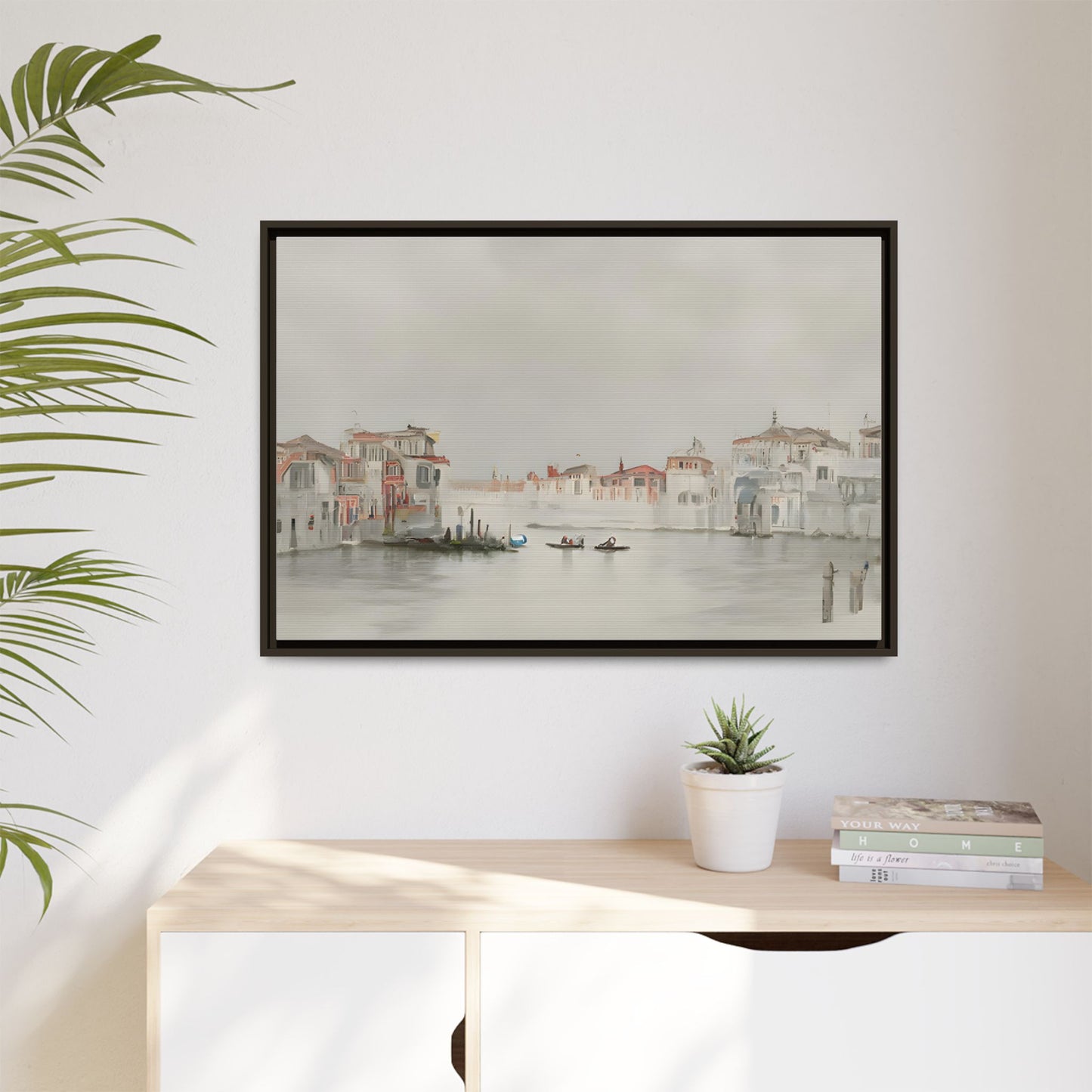 Matte Canvas, Framed (Multi-color)