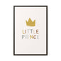 Framed Canvas Art Print, Little Prince Wall Decor, Kids Room Decoration, Nursery Art, Gift for Baby Shower, Toddler Room Aesthetic