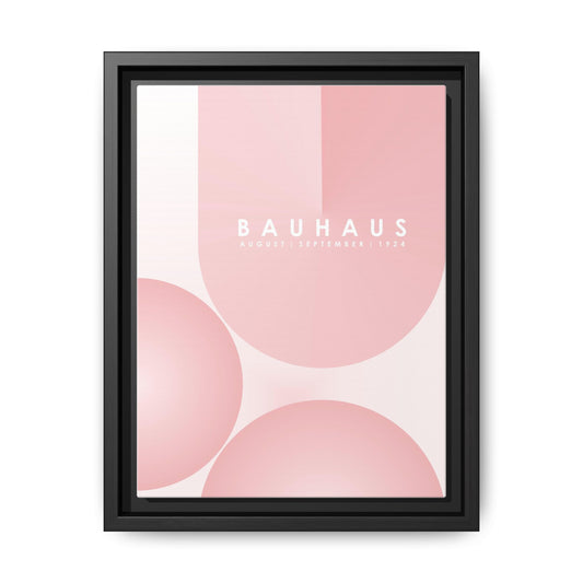 Framed Bauhaus Art Print - Abstract Multi-Color Canvas Decor for Modern Interiors