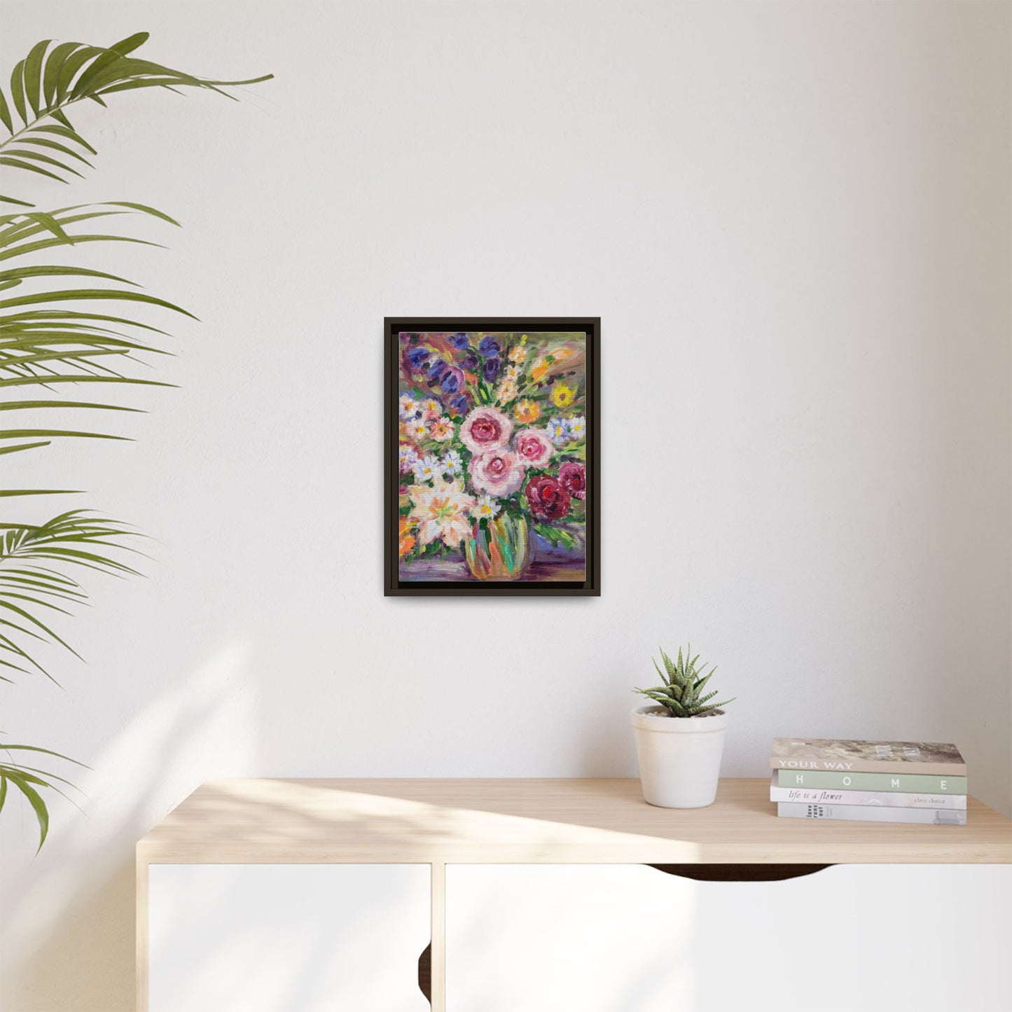 Matte Canvas, Framed (Multi-color)