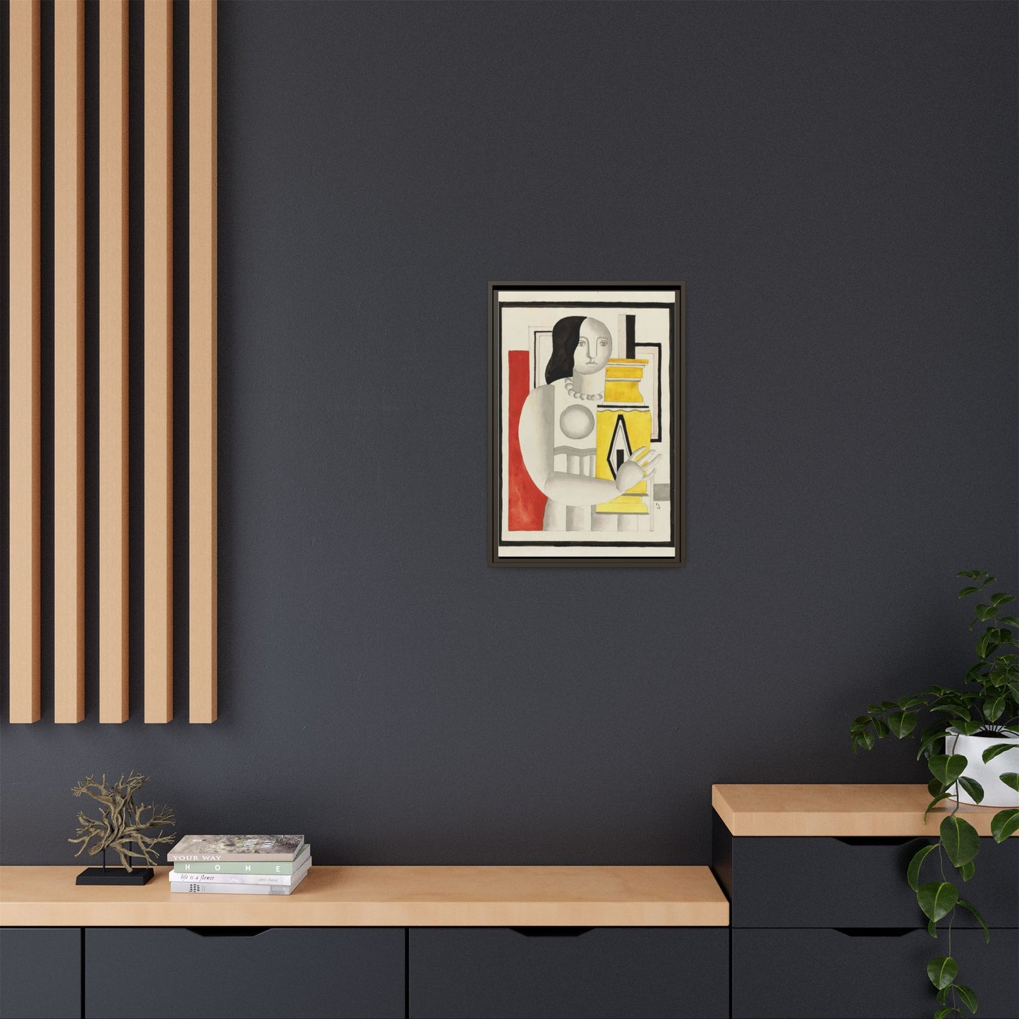 Matte Canvas, Framed (Multi-color)