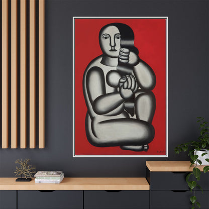 Modern Art Framed Canvas Print, Abstract Art Wall Decor, Minimalist Home Decoration, Unique Gift for Art Lovers, Pop Art Styling