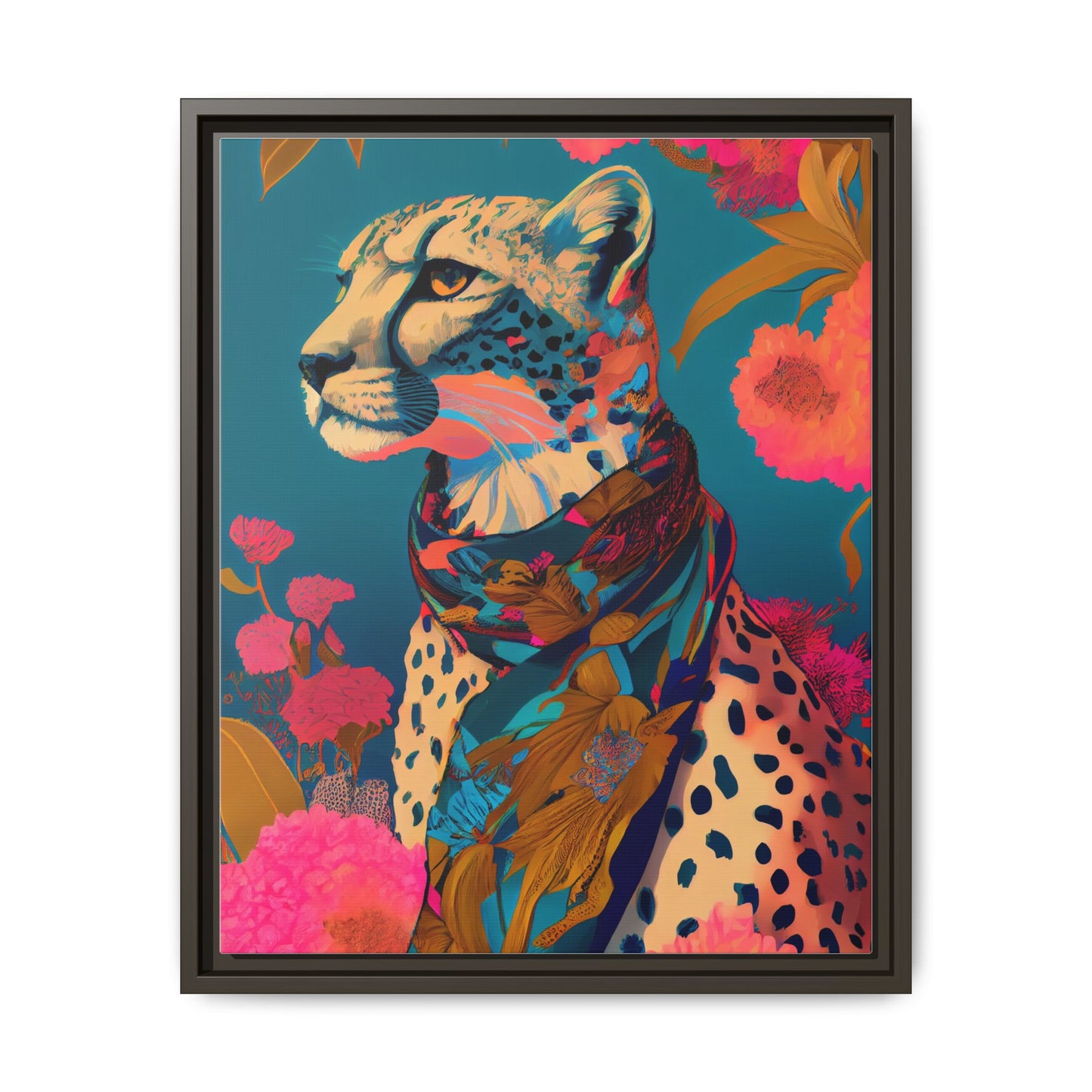 Matte Canvas, Framed (Multi-color)