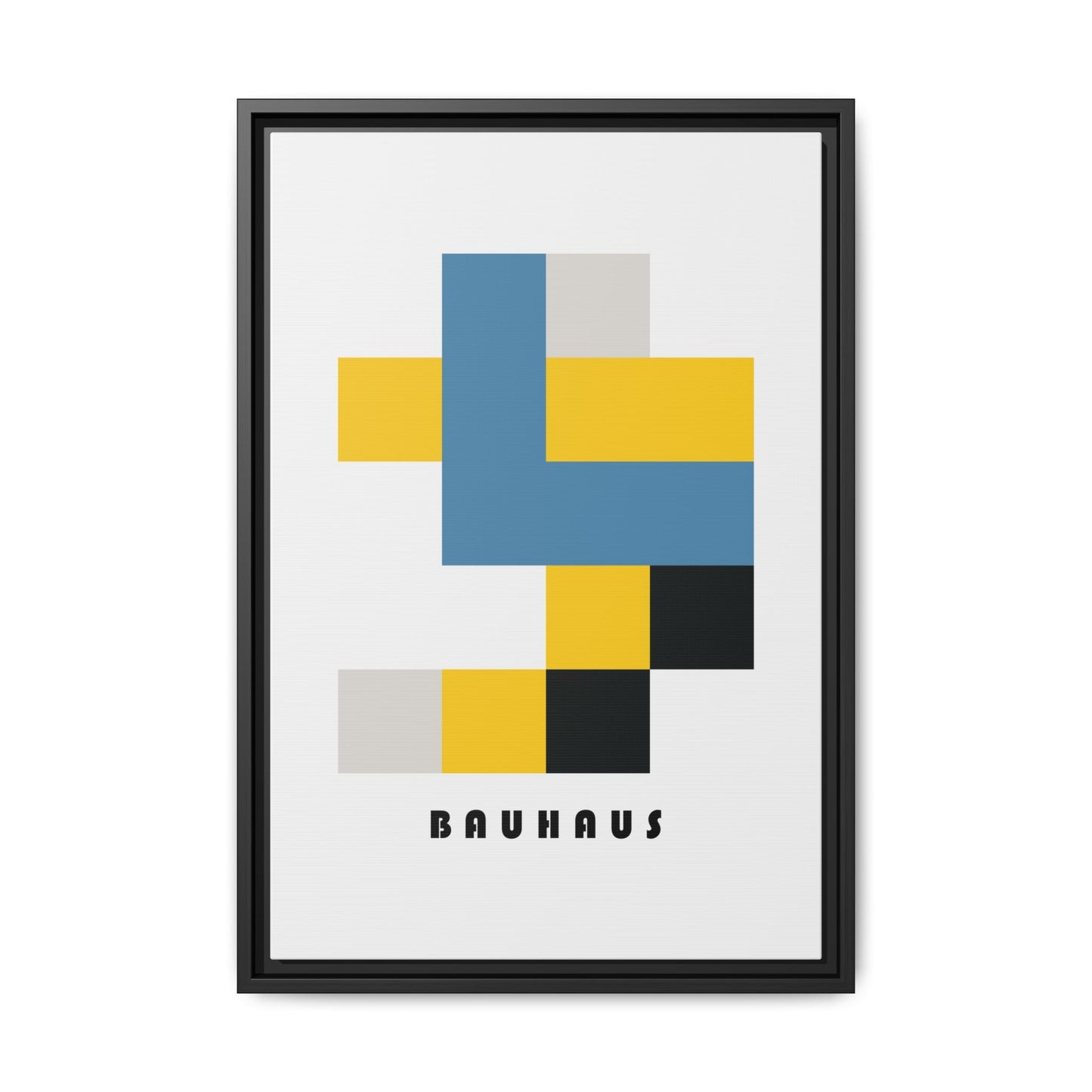 Bauhaus Art Canvas Print - Framed Modern Wall Decor