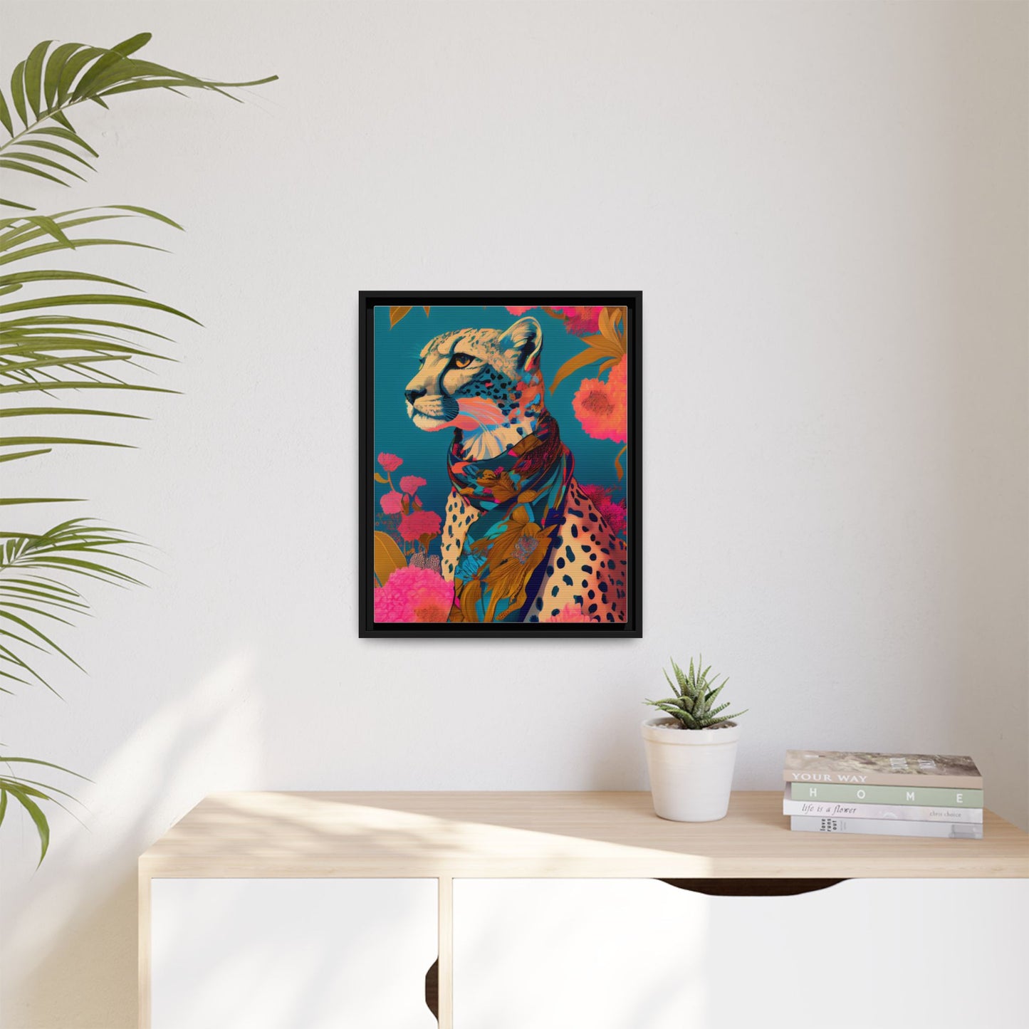 Matte Canvas, Framed (Multi-color)