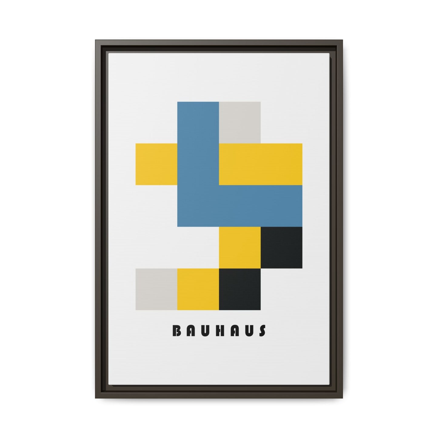 Bauhaus Art Canvas Print - Framed Modern Wall Decor