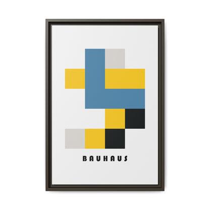 Bauhaus Art Canvas Print - Framed Modern Wall Decor