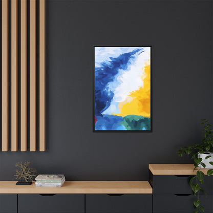 Matte Canvas, Framed (Multi-color)