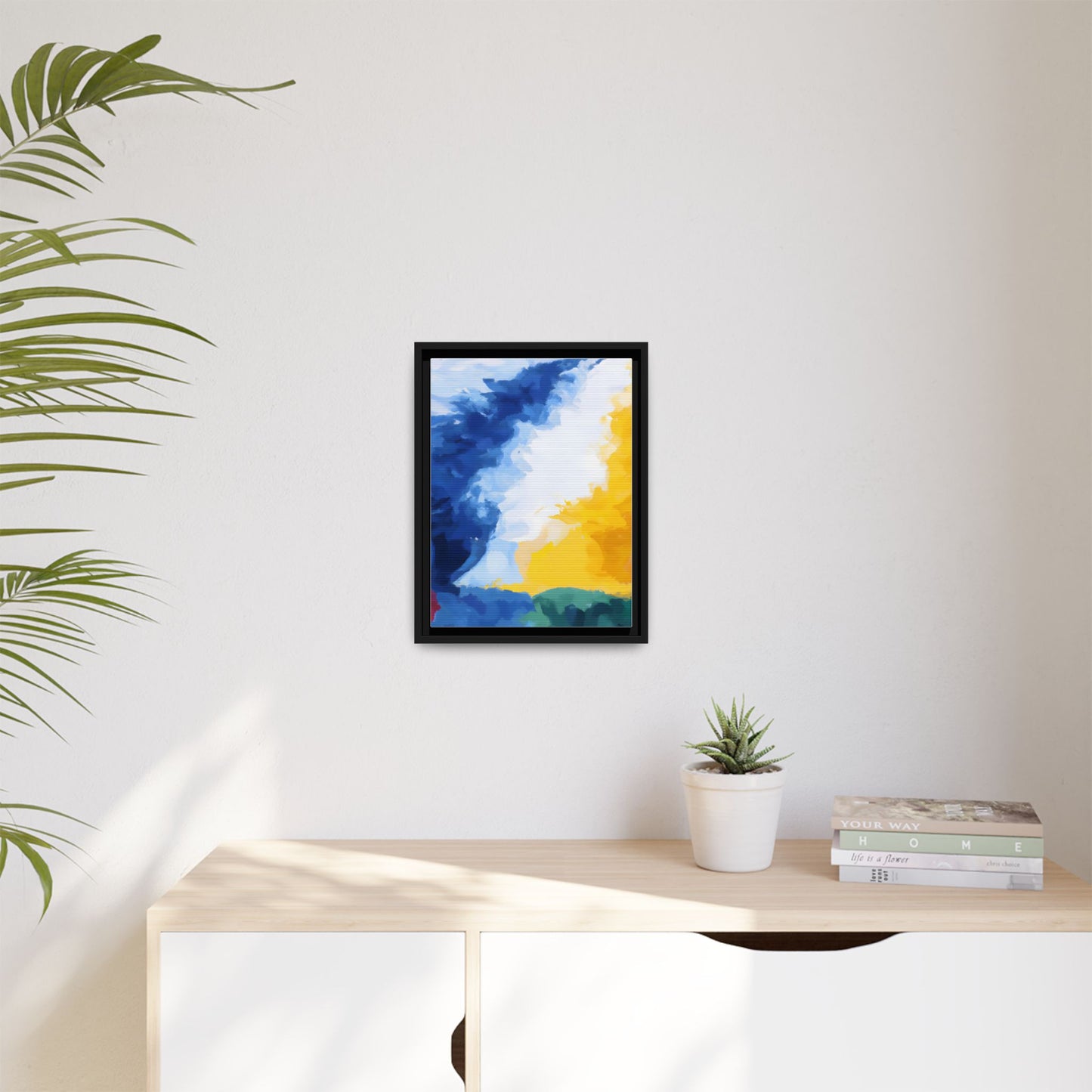 Matte Canvas, Framed (Multi-color)
