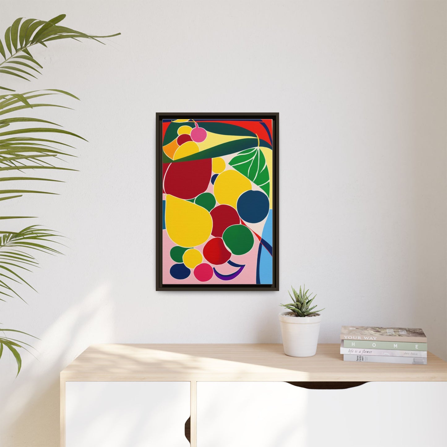 Matte Canvas, Framed (Multi-color)