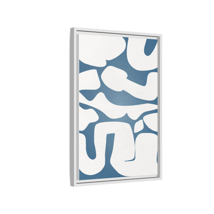 Modern Abstract Framed Canvas Art