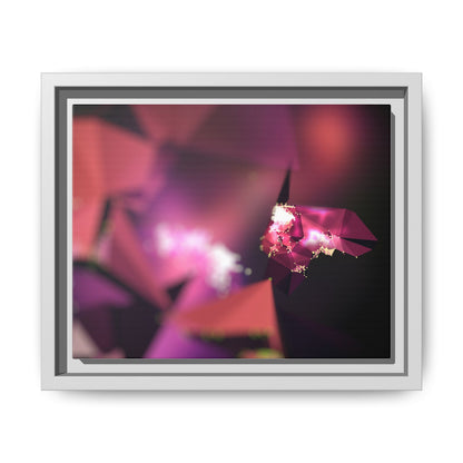 Framed Matte Canvas Abstract Art Print - Multi-Color Décor