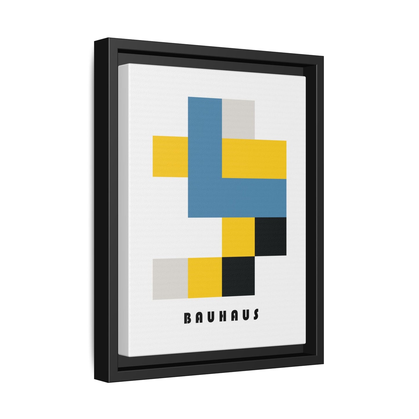 Bauhaus Art Canvas Print - Framed Modern Wall Decor