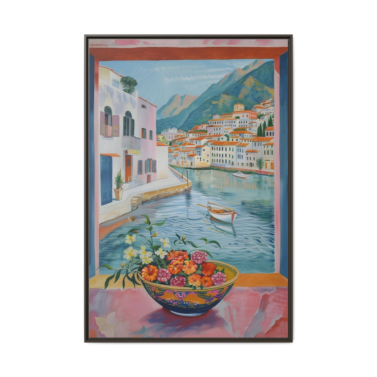 Matte Canvas, Framed (Multi-color)