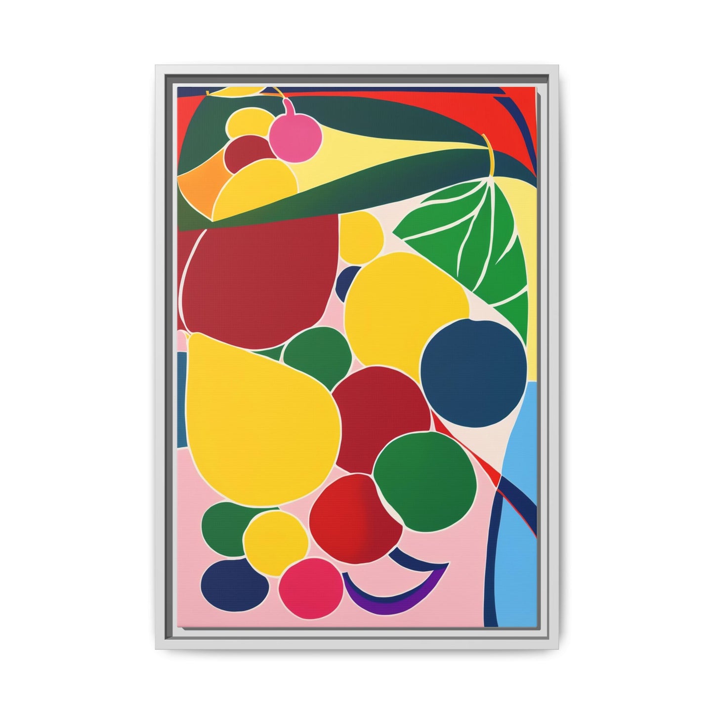 Matte Canvas, Framed (Multi-color)