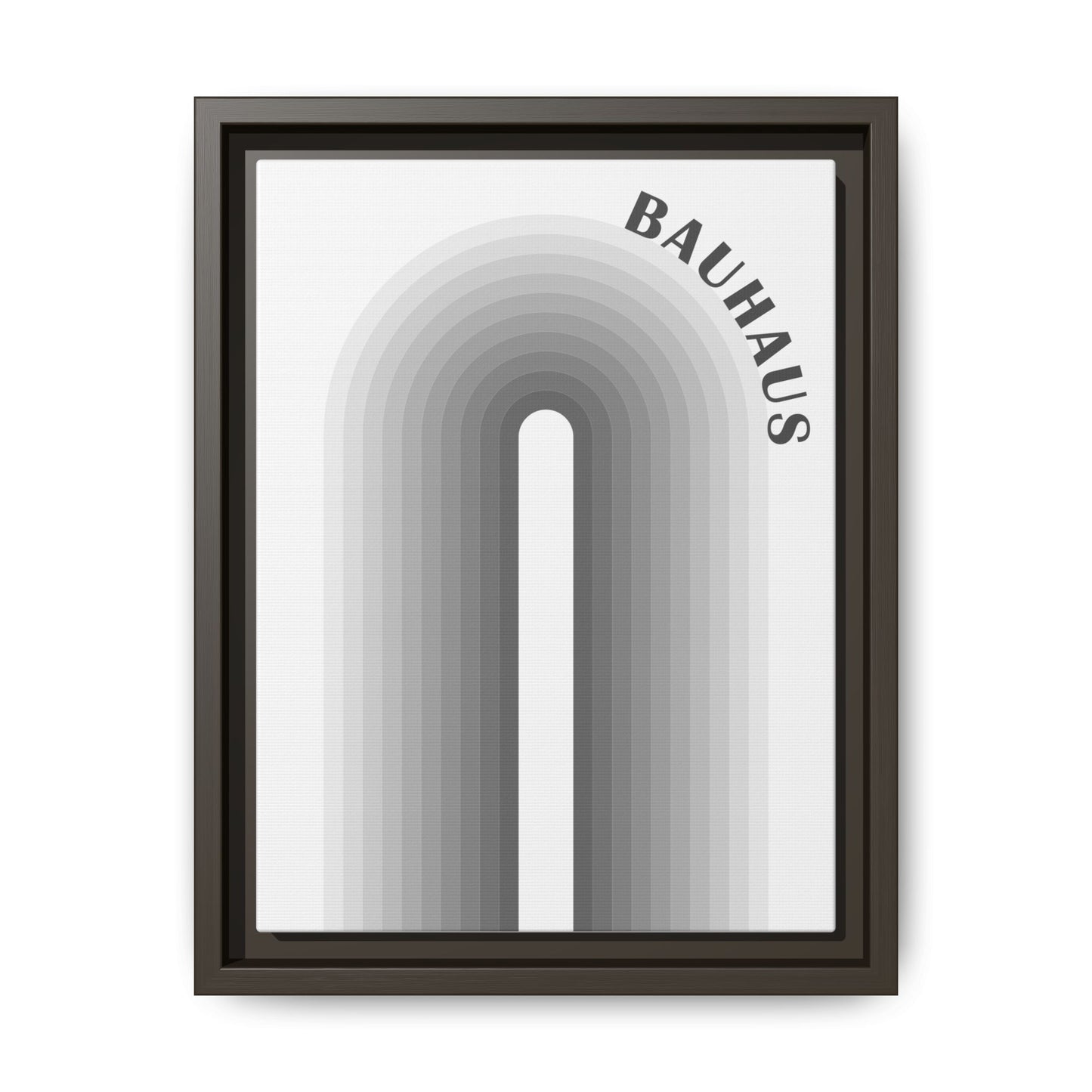 Bauhaus Framed Matte Canvas Art - Modern Geometric Wall Decor