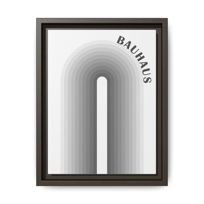 Bauhaus Framed Matte Canvas Art - Modern Geometric Wall Decor