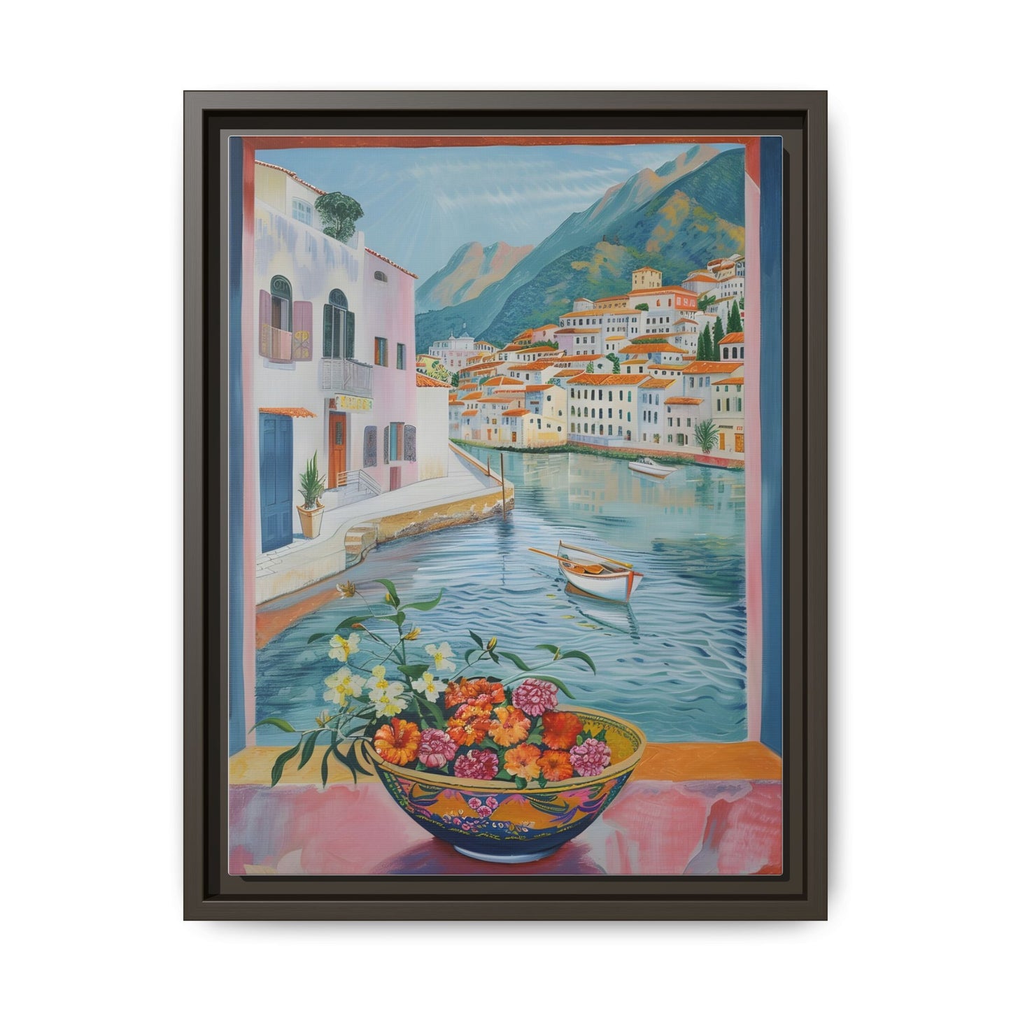 Matte Canvas, Framed (Multi-color)