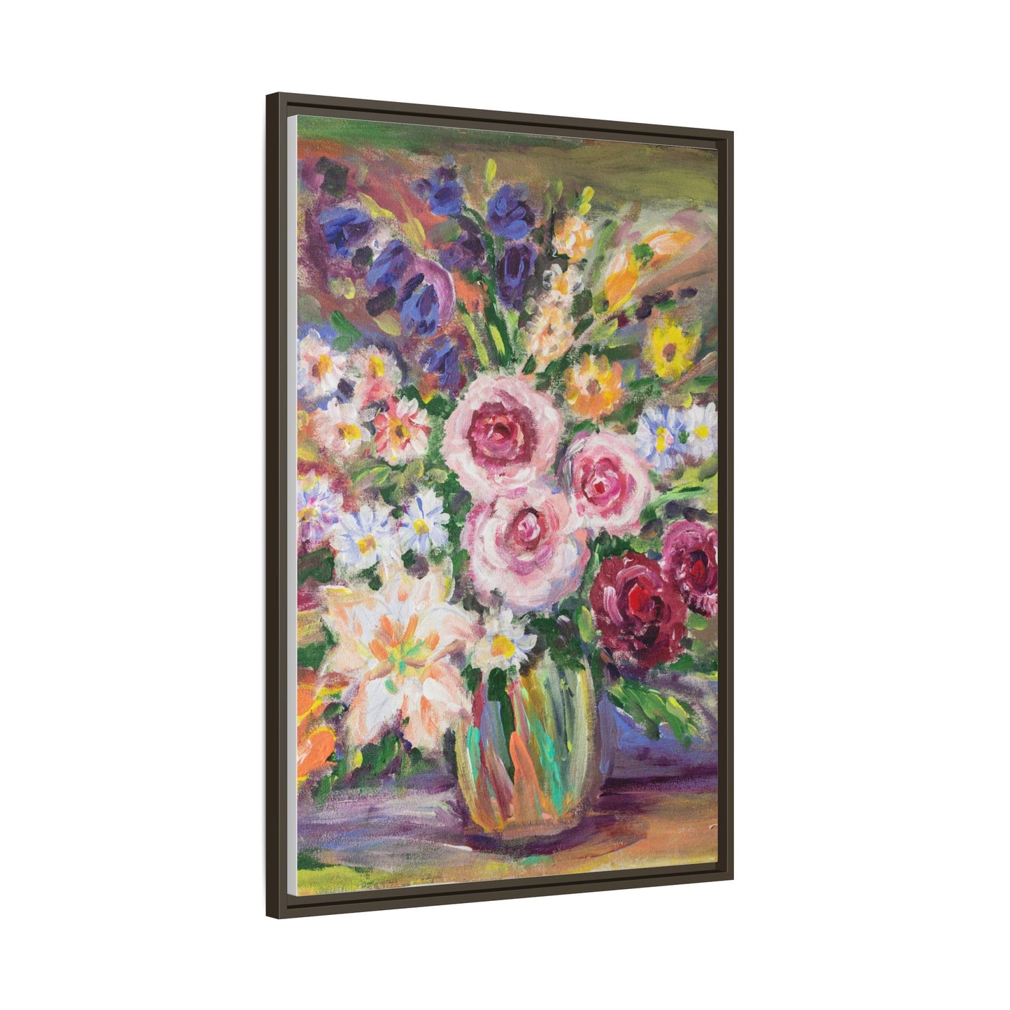 Matte Canvas, Framed (Multi-color)