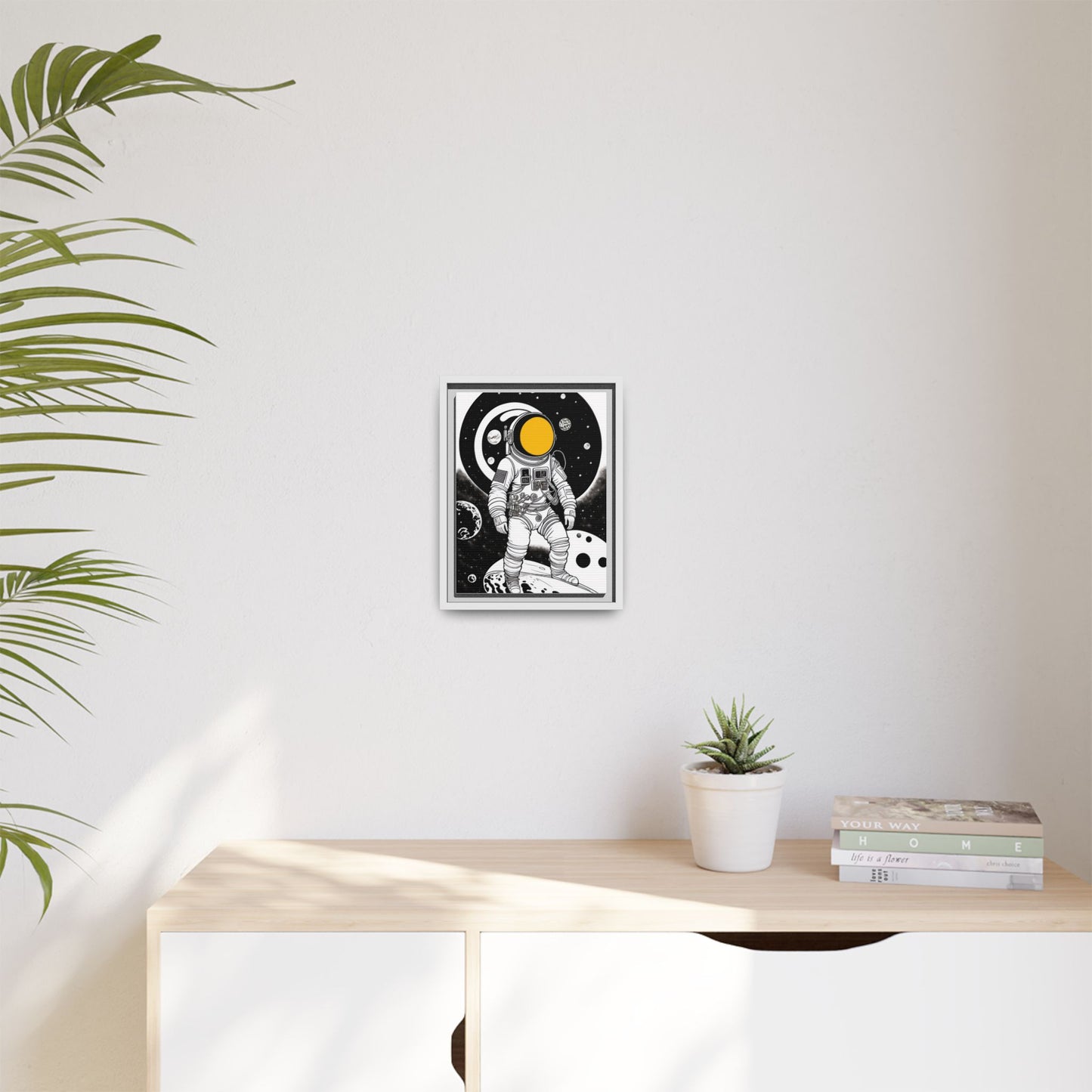 Astronaut Canvas Print, Cosmic Wall Art, Space Decor for Kids, Modern Home Decoration, Gift for Space Enthusiasts, Unique Astronaut Wall Art