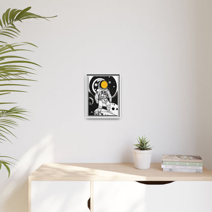 Astronaut Canvas Print, Cosmic Wall Art, Space Decor for Kids, Modern Home Decoration, Gift for Space Enthusiasts, Unique Astronaut Wall Art