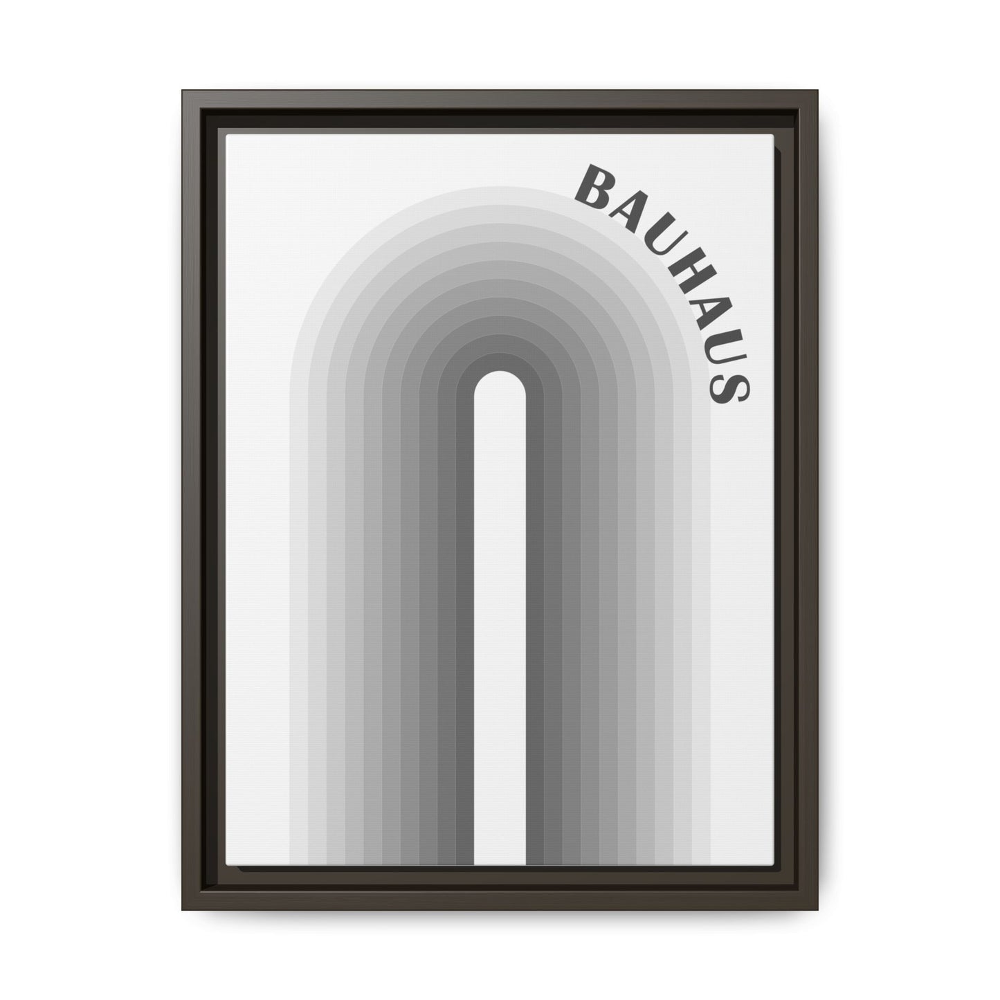 Bauhaus Framed Matte Canvas Art - Modern Geometric Wall Decor