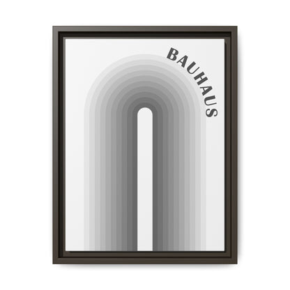 Bauhaus Framed Matte Canvas Art - Modern Geometric Wall Decor