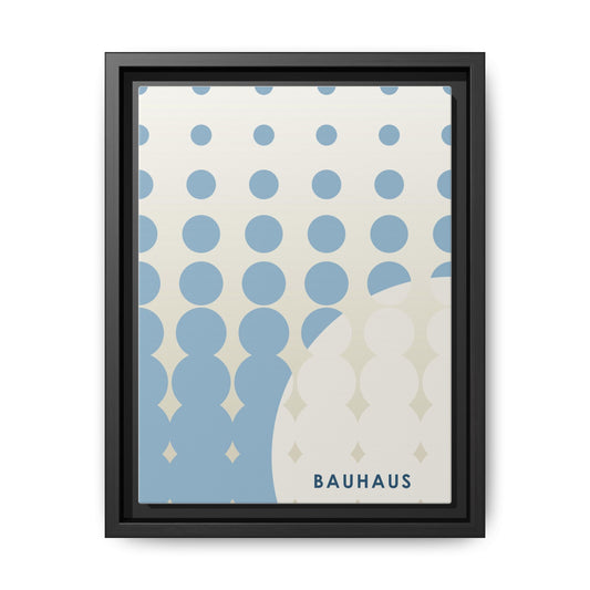 Bauhaus Abstract Framed Matte Canvas Wall Art - Modern Home Decor