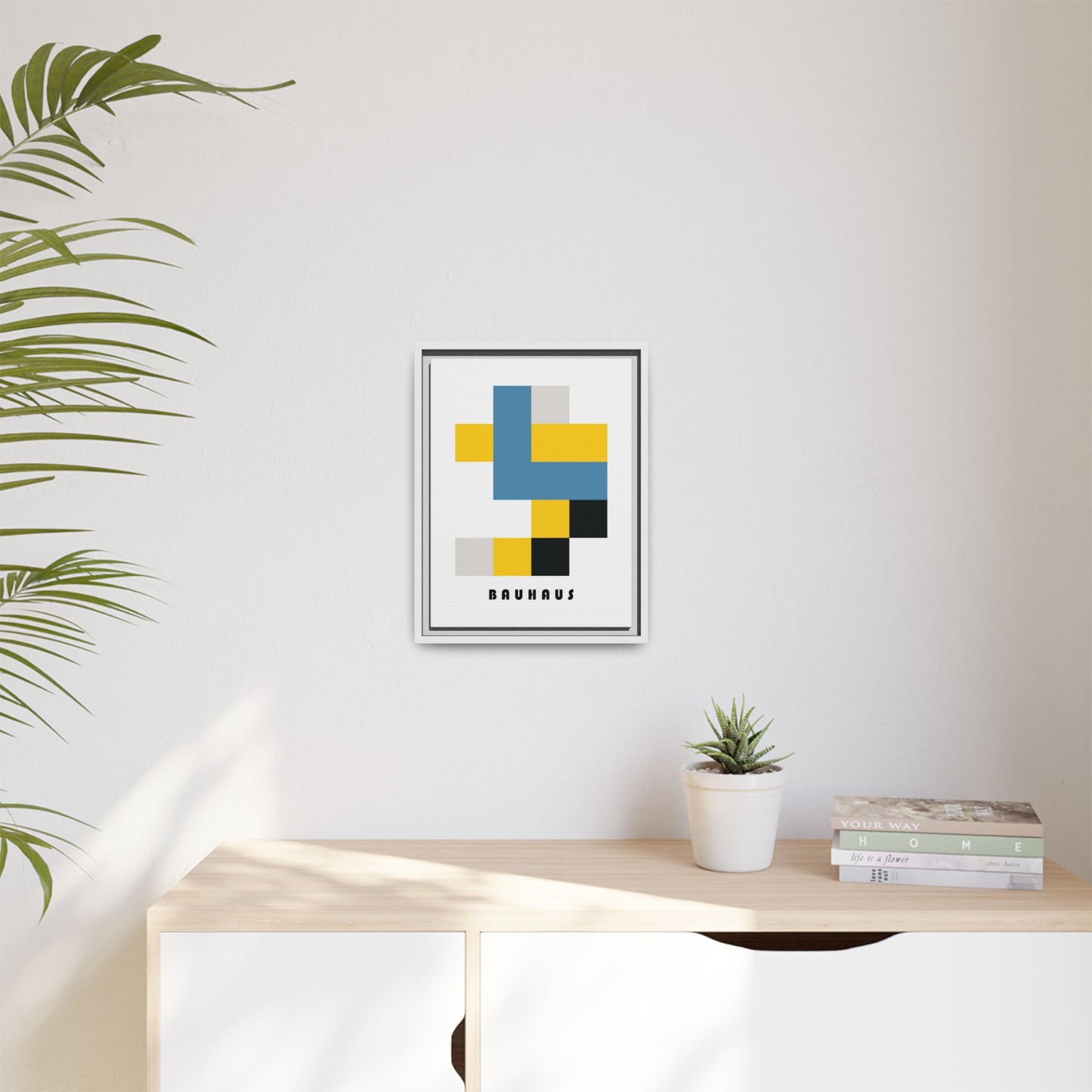 Bauhaus Art Canvas Print - Framed Modern Wall Decor