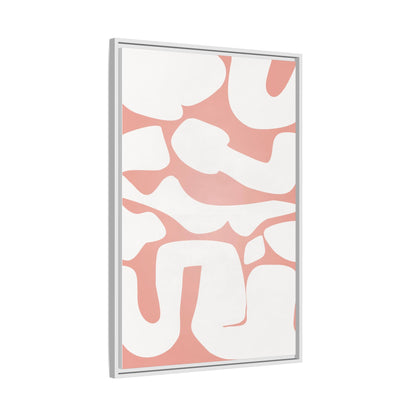 Modern Abstract Framed Canvas Art - Multi-Color Wall Decor