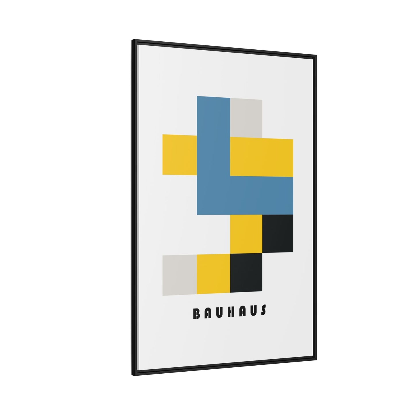 Bauhaus Art Canvas Print - Framed Modern Wall Decor