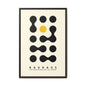 Bauhaus Inspired Framed Canvas Art - Modern Wall Decor
