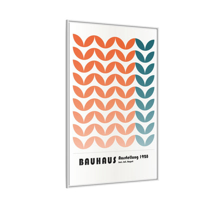 Bauhaus Art Print - Framed Matte Canvas Wall Decor