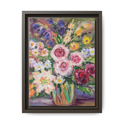 Matte Canvas, Framed (Multi-color)