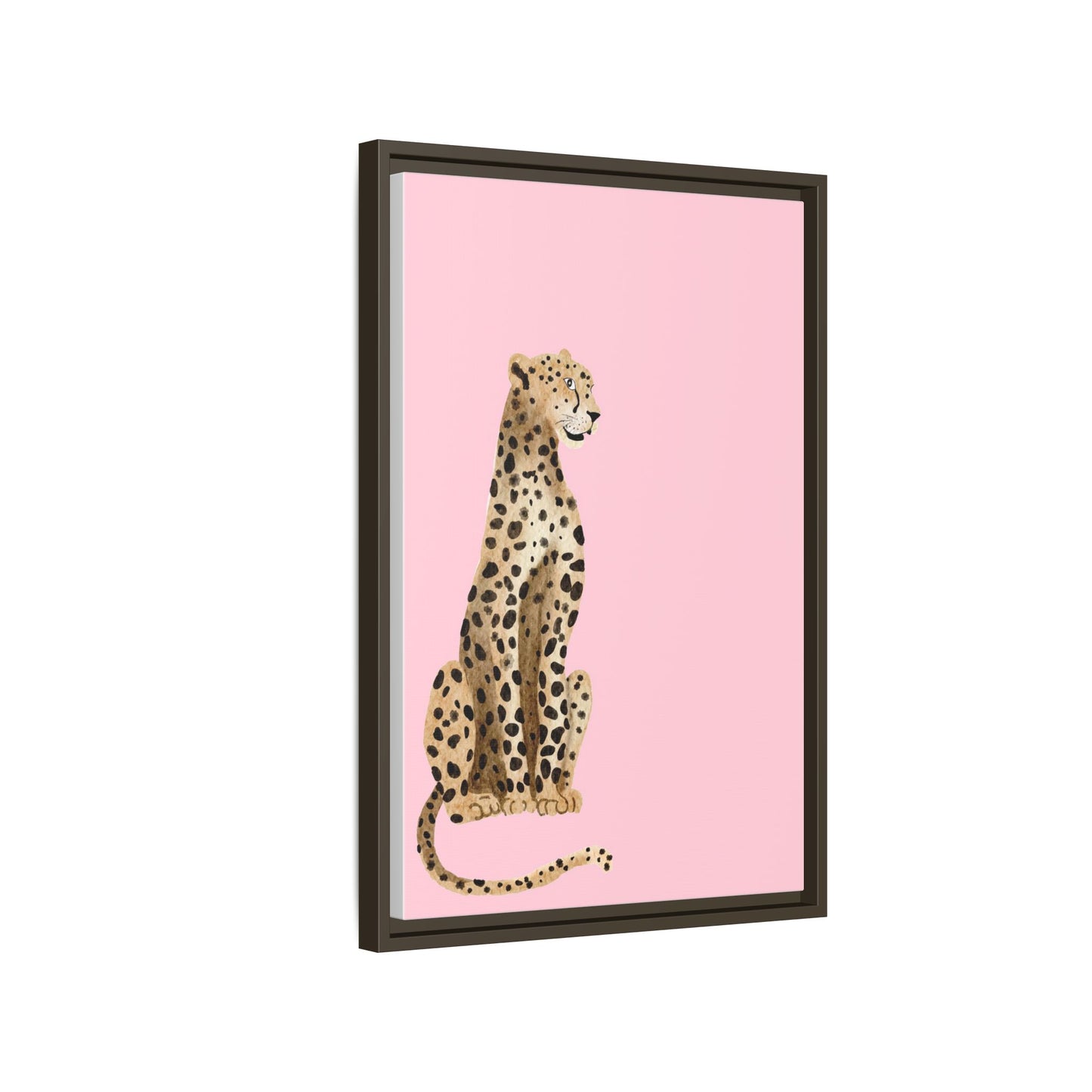 Leopard Art Print - Stylish Framed Canvas for Modern Decor