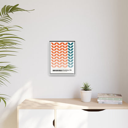 Bauhaus Art Print - Framed Matte Canvas Wall Decor