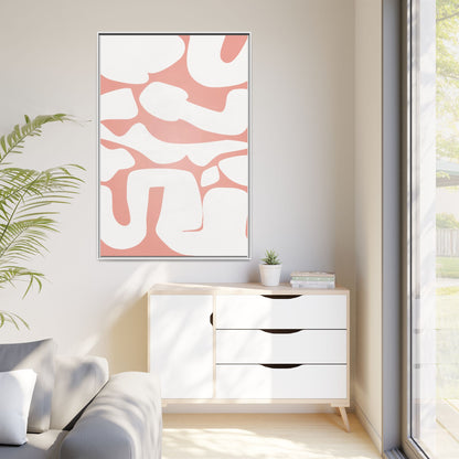 Modern Abstract Framed Canvas Art - Multi-Color Wall Decor