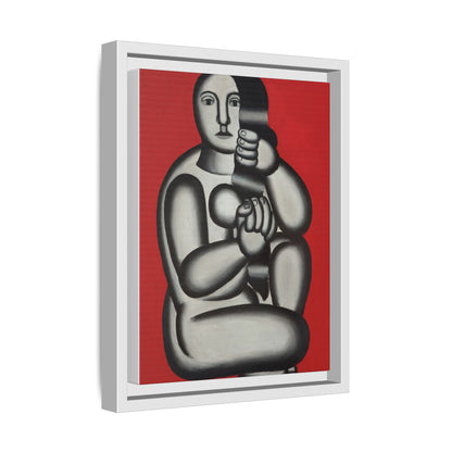 Modern Art Framed Canvas Print, Abstract Art Wall Decor, Minimalist Home Decoration, Unique Gift for Art Lovers, Pop Art Styling