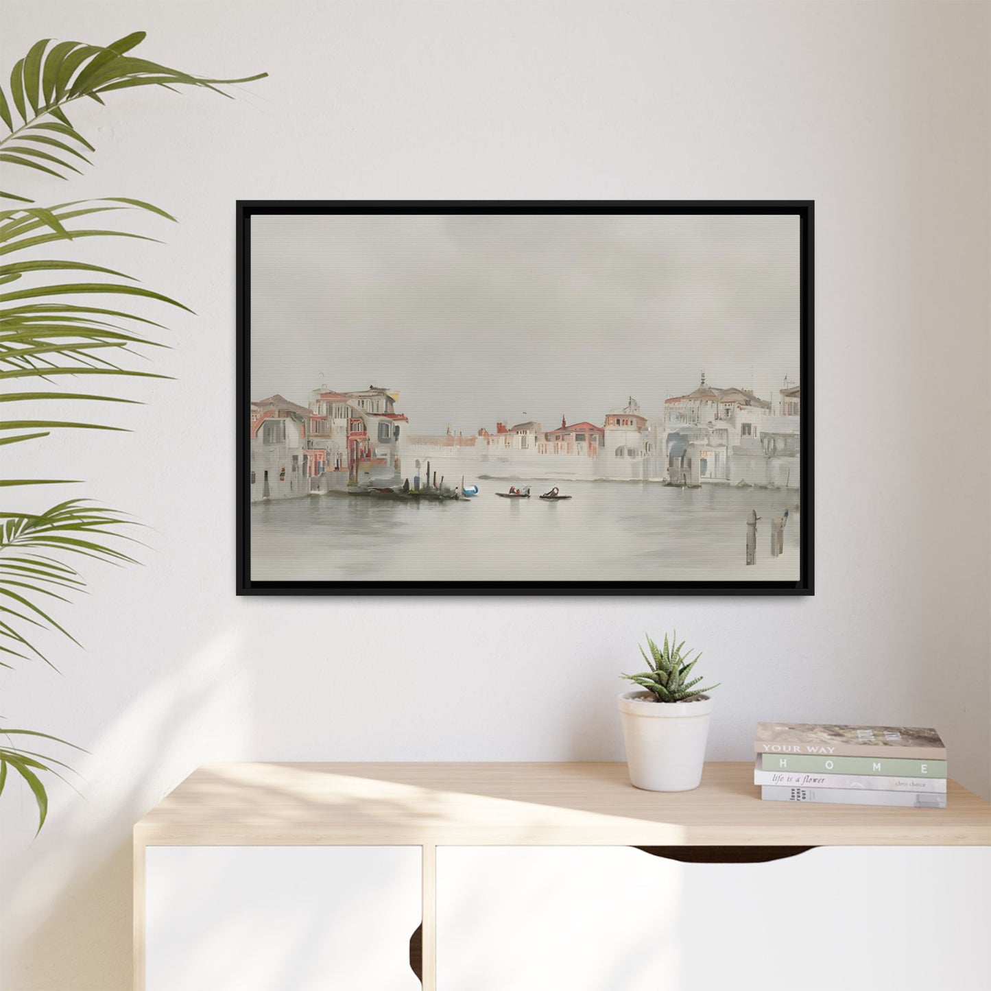 Matte Canvas, Framed (Multi-color)